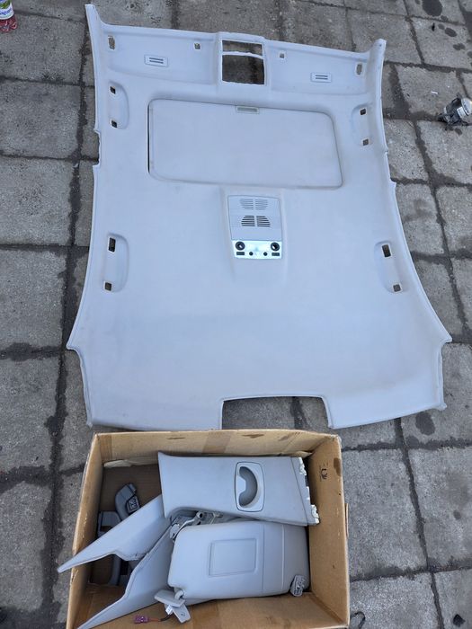 BMW e60 podsufitka pod szyberdach szara szyberdach komplet sufit