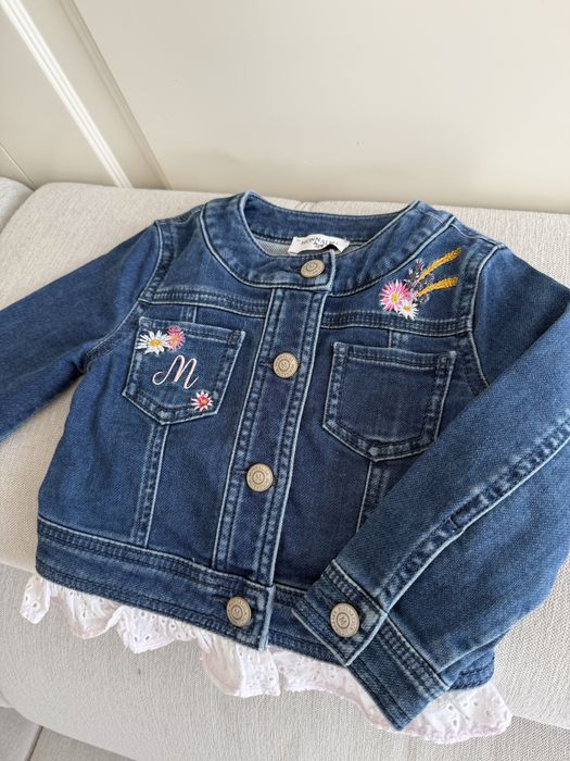 Джинсова куртка бренду Monnalisa