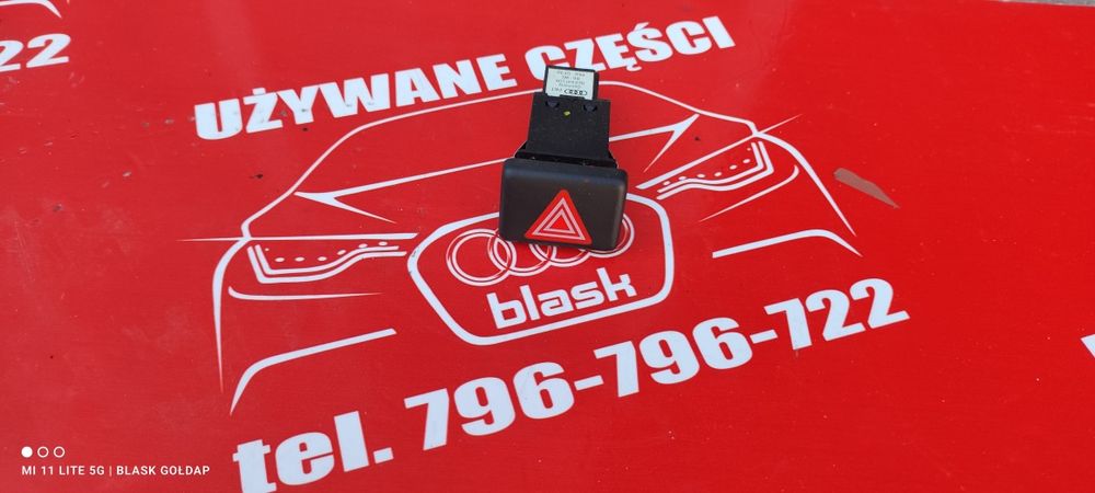 Włacznik Swiateł Awaryjnych 6 Pinów Audi A4 B6 Części Blask Gołdap