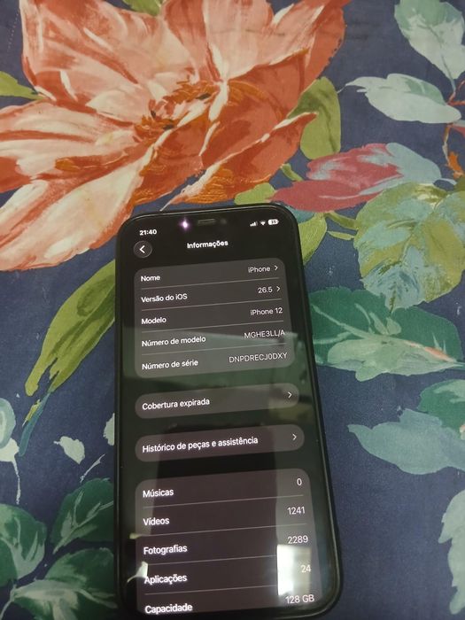 Iphone 12 mini - em bom estado