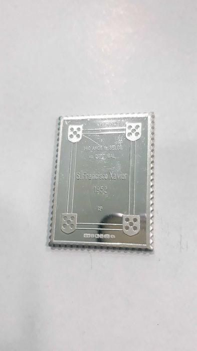 Selo em prata.  S. Francisco Xavier.