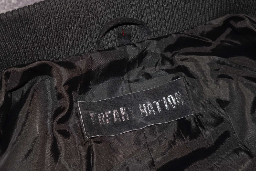 Freaky Nation Suede Bomber (Мужская Кожаная Замшевая Куртка Бомбер )