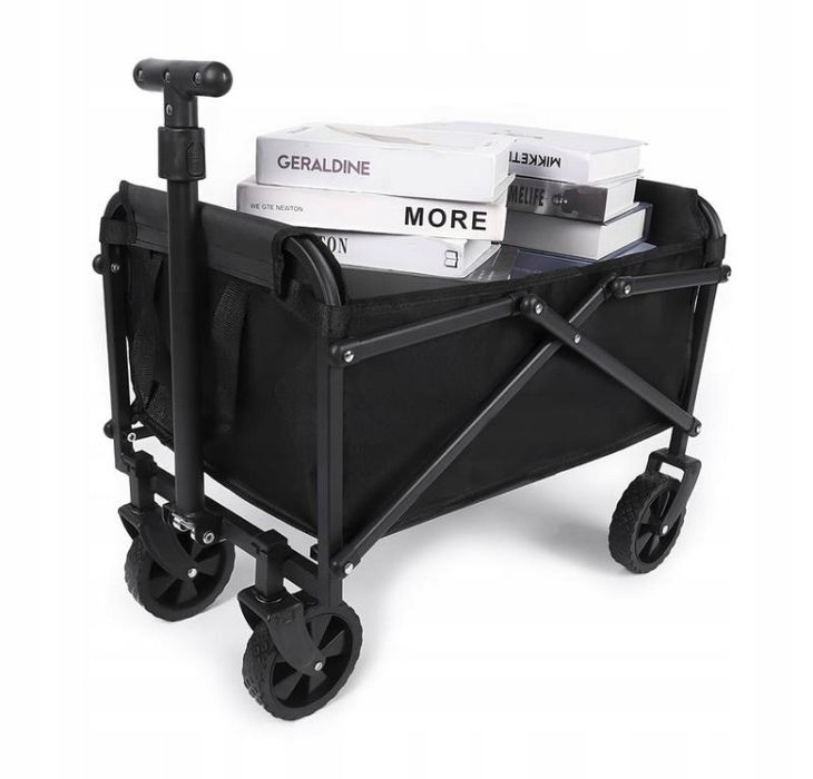 Kompaktowy składany wózek transportowy ogrodowy plażowy