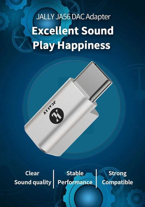 Przetwornik DAC 32bit Jcally JA56 Dac/Amp Realtek ALC5686