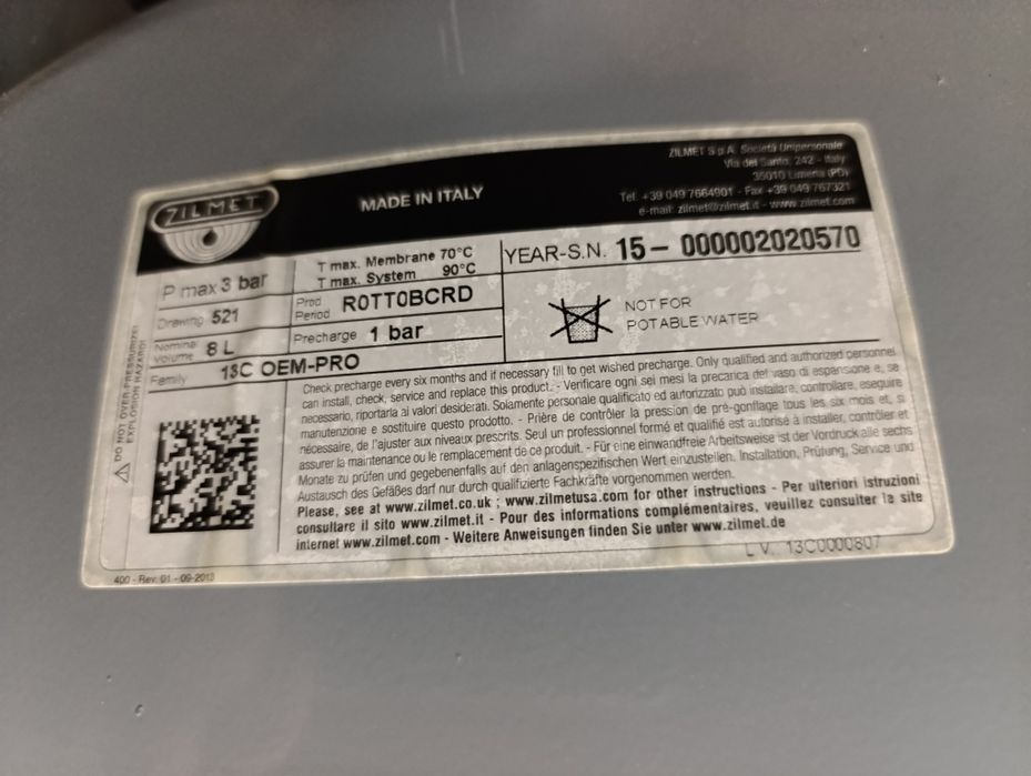 Kocioł Ariston jednofunkcyjny używany CO CW