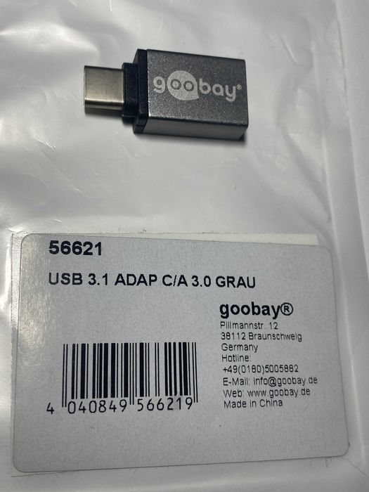 Переходник USB A - USB C