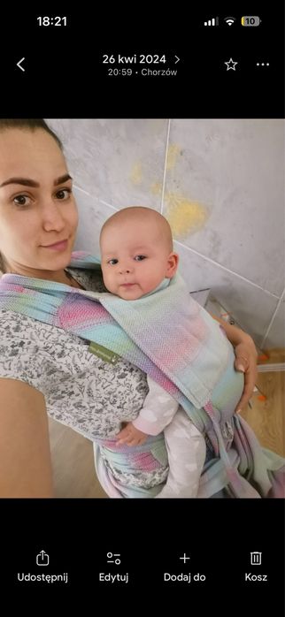 Nosidło hybrydowe wrap tai lennylamb