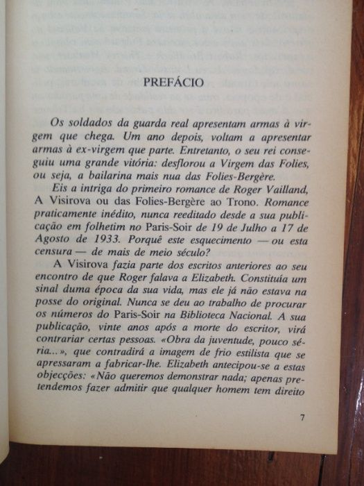 Roger Vailland - A Visirova