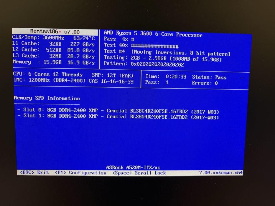 Pamięć Ballistix Sport LT, DDR4, 8 GB, 2400MHz, CL16 BLS8G4D240FSE