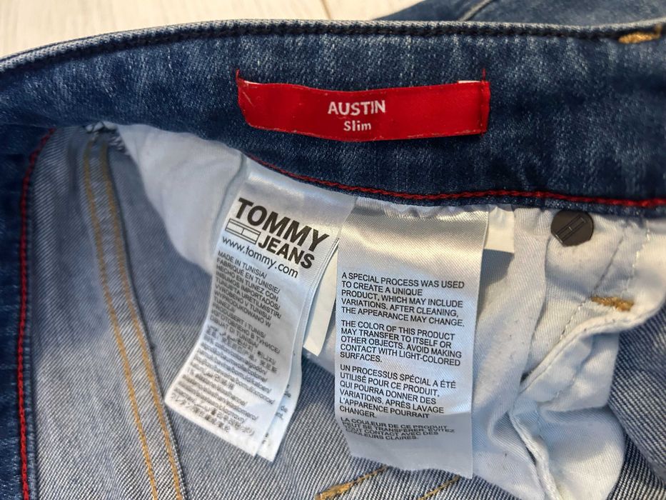 Spodnie jeansowe jeans Tommy Hilfiger Austin Slim W30 L32