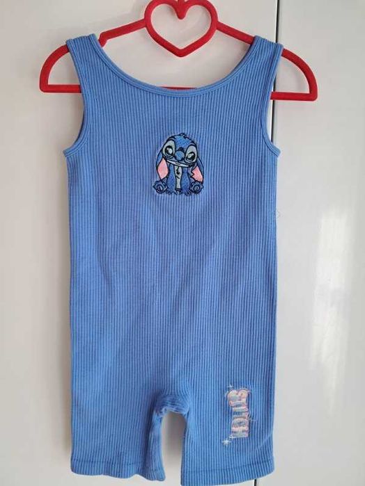 Nowość 2026:) prążkowany kombinezon Stitch roz 122