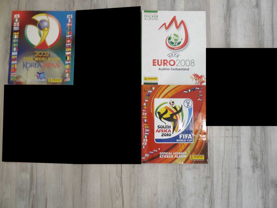 Cadernetas Europeus e Mundiais Panini e caixa selada Euro 2012