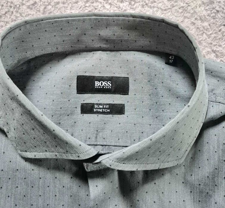 Koszula męska wizytowa do garnituru HUGO BOSS rozmiar XL 43  Slim Fit