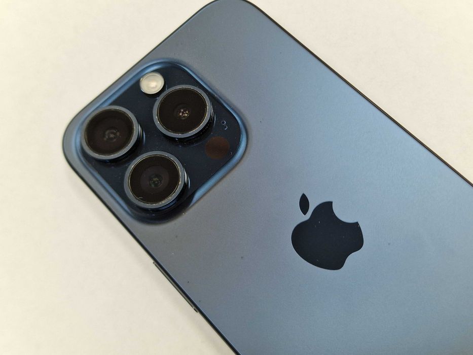 Iphone 15 PRO 128GB/ Blue Titanium/ 91%/ Grade A-/ + ładowarka