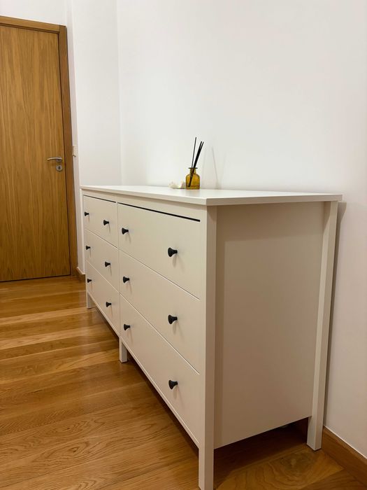 Cómoda branca com 6 gavetas - KOPPANG IKEA