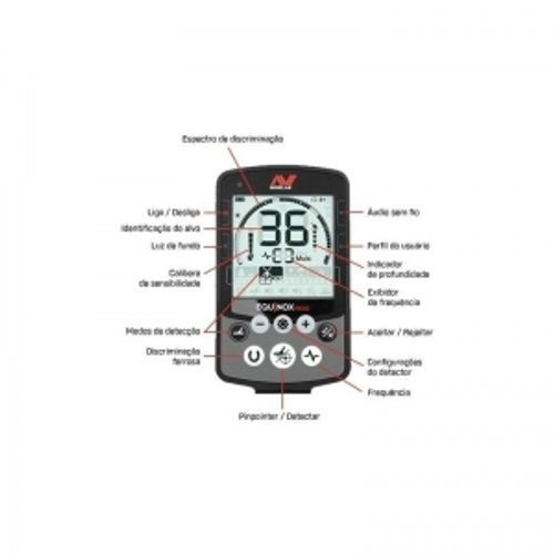 Minelabs - Equinox 800 - Detector de metal / metais Completo - Ótimo E