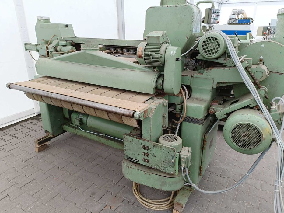 szlifierka przelotowa 140cm pas poprzeczny stopka i szczotka