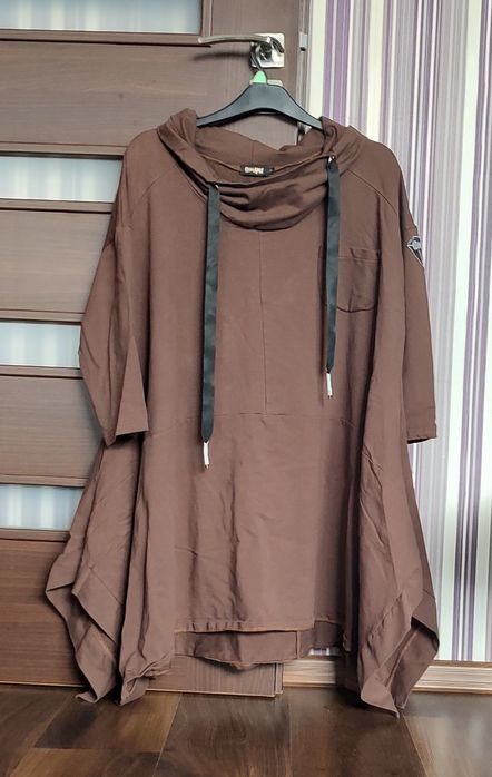 Super czekoladowa bluza oversize