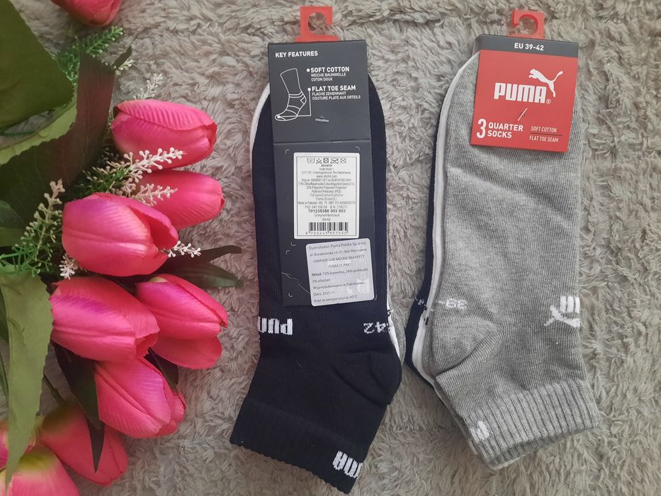 Skarpety Puma 2 opakowania 3-pak rozm 39-42