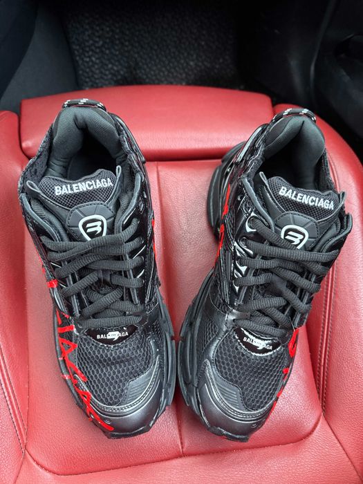 (БЕЗ ПЕРЕДОПЛАТИ) Balenciaga Runner Graffiti Black баленсіага раннер