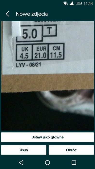 Trampki Vans dla dziewczynki