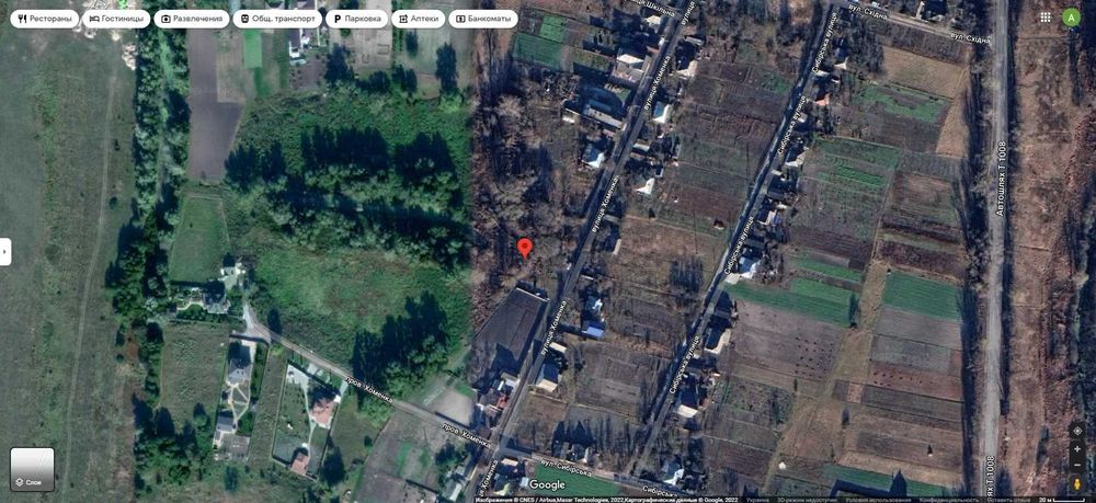 Продажа земельного участка 25 сот. в с.Рожны Киевской обл. 17800$