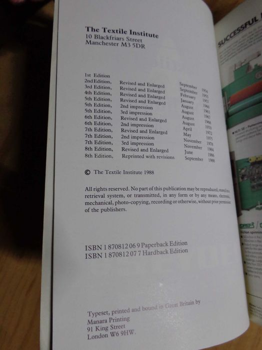 Livro - Textile Terms and Definitions