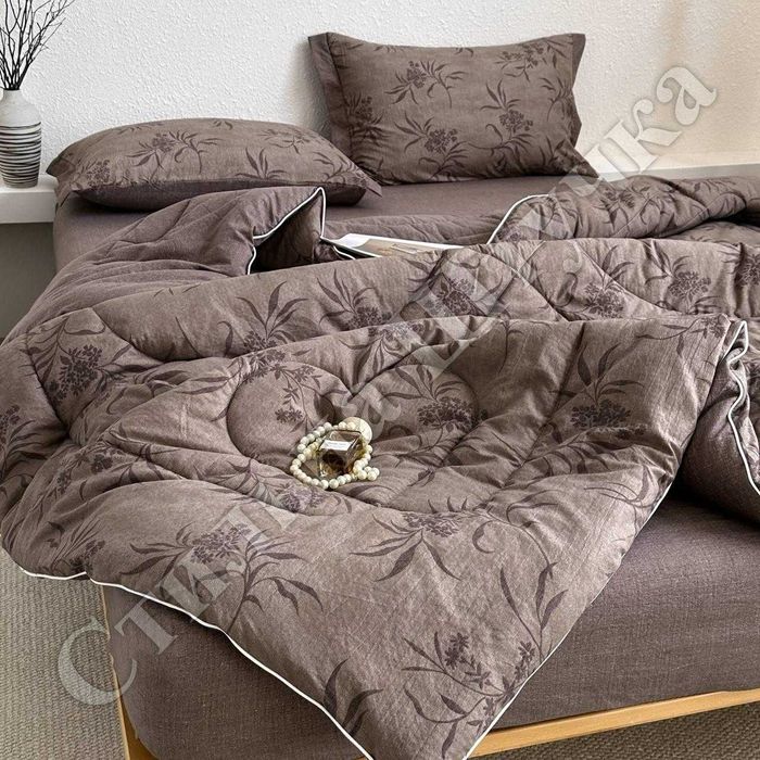 Муслін Постільна білизна з ковдрою, Євро розмір