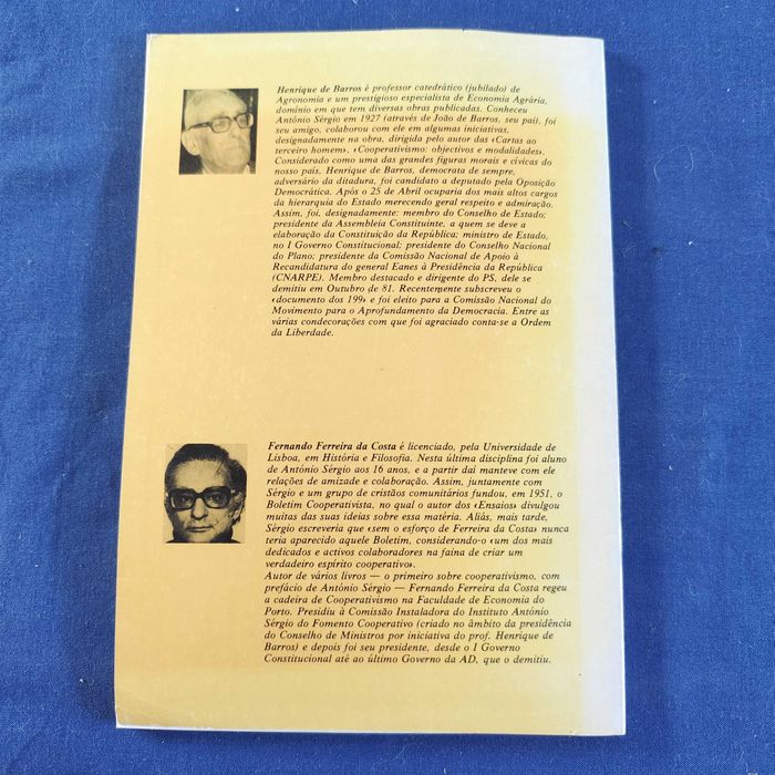 H. de Barros e F. F. da Costa - António Sérgio: Uma nobra utopia