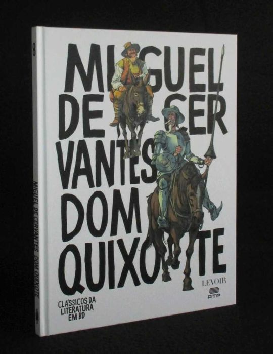 Livro BD Dom Quixote Miguel de Cervantes Levoir