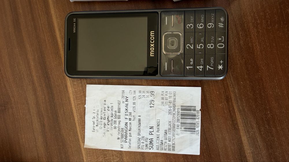 Telefon maxcom MM244 SE