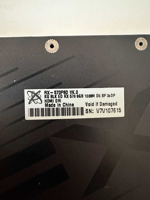 Відеокарта AMD Radeon RX 570 8GB XFX XXX Edition