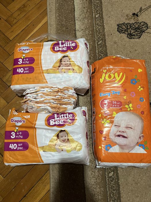 Підгузки 3 розмір (4-9 кг)