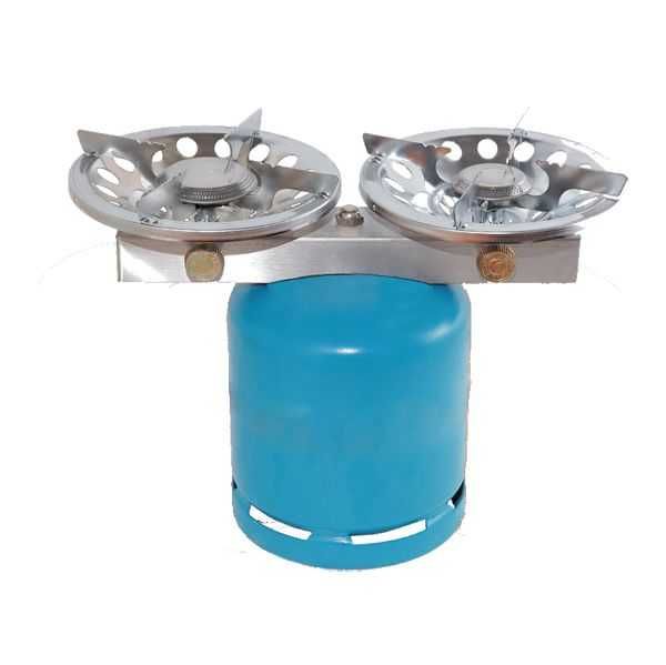 Fogão gás simples/duplo/Botija CAMPINGAZ R907/Redutor gás/Tomada Schuko, Ficha CEE/placa elétrica dupla