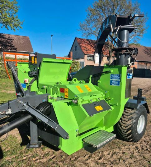 ROZDRABNIACZ rębak Chipper maszyna do drewna odpady korzenie Heizohack HM 8-400 Dotacja/Finansowanie!