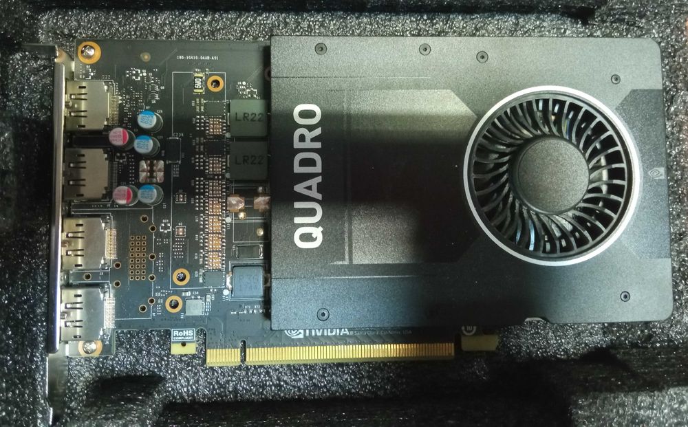 відеокарта Nvidia Quadro P2000 5Гб GDDR5 160бит (потужність між  1050ti и 1060)