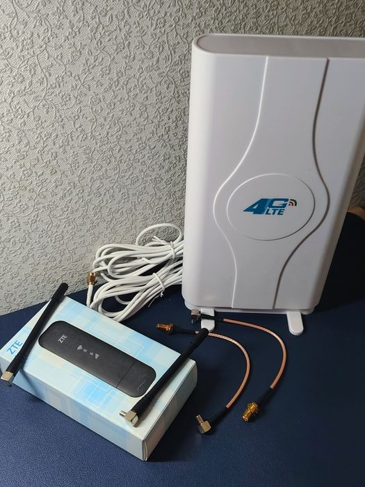 LTE USB WiFi модем ZTE MF79u + антени + пігтейли + MIMO приймач