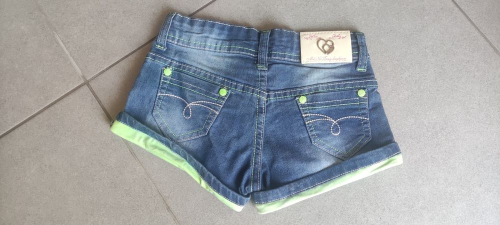 Calções ganga menina