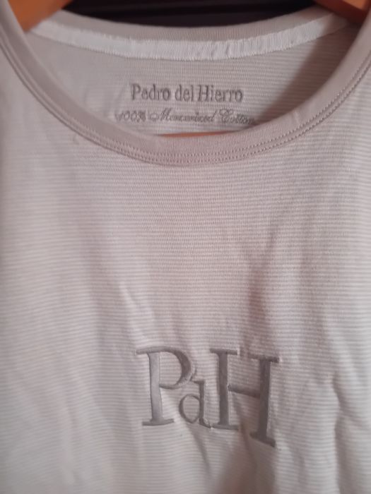 T-shirt de homem 100% algodão M Pedro del Hierro em bom estado