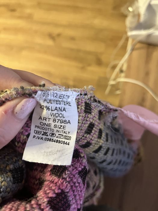 Płaszcz kolorowy tęczowy cieniowany buckle obersize