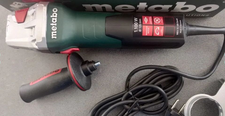 Кутова шліфмашина Болгарка Metabo WEV 11-125 Quick (603625000): 4 140 ...