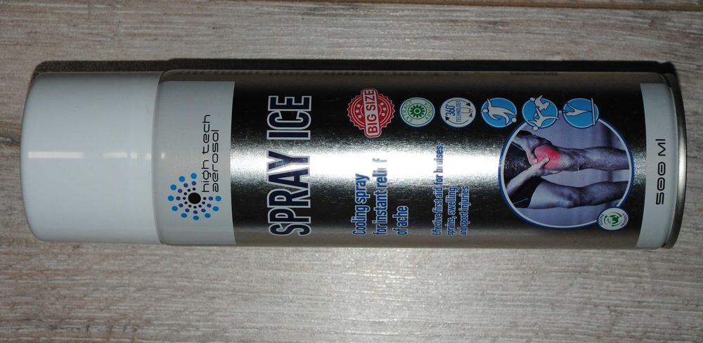 При епіляції, травмах спрей охолоджувач HTA SPRAY ICE об'єм 500 мл