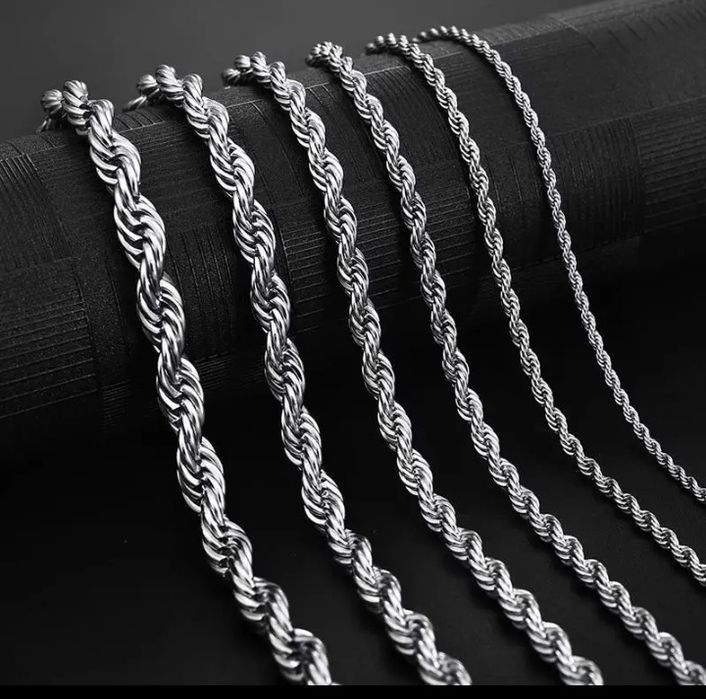 Унісекс ланцюжок з нержавіючої сталі 5 мм 55 см