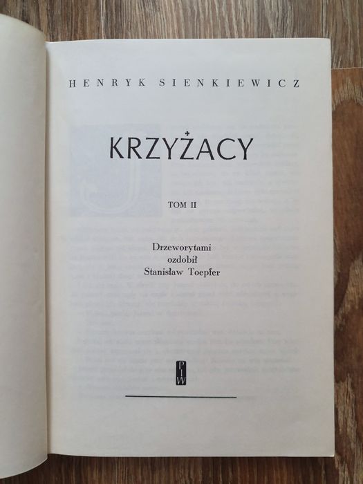 Krzyżacy tom II - Sienkiewicz