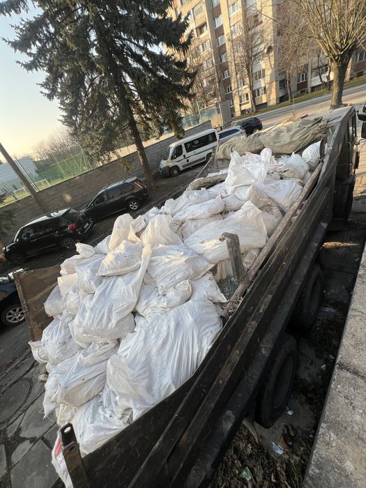 Вивіз будівельного смяття, перевезення, підйоми спуски, вантажники