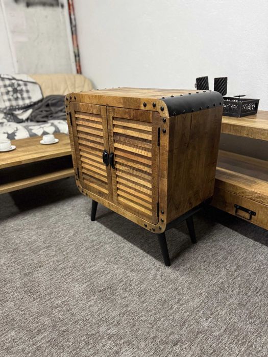 Wyjatkowa szafka komoda szafeczka boczna nocna styl kolonialny F-vat