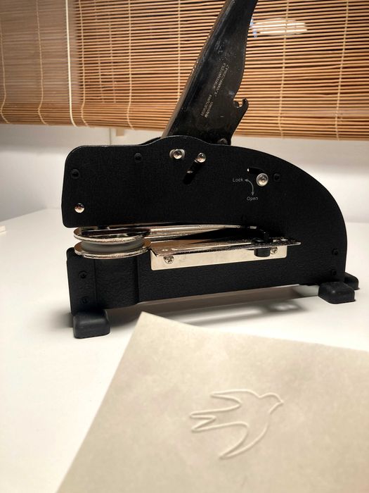 Prensa / máquina selo branco