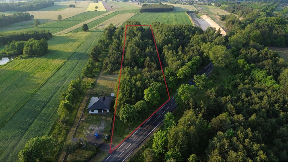 Działka budowlana 6100m2 | pozwolenie na budowę | - Czerno gm. Gorzkowice