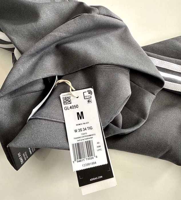 Бриджі жіночі спортивні Adidas D2M 3-Stripes 3/4 W GL4050 (ОРИГІНАЛ).