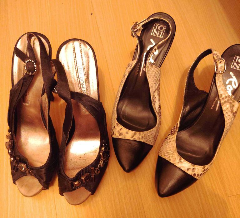 Sapatos de senhora em Pele como Novos